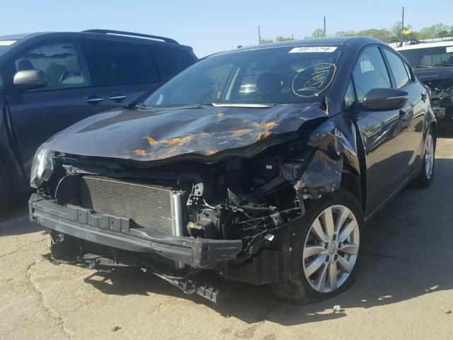 KNAFX4A67E5213731 - 2014 KIA FORTE LX BROWN photo 2