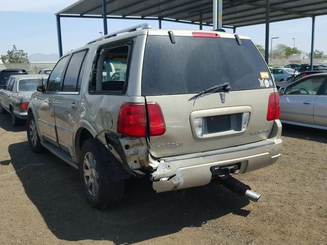 5LMFU27R34LJ18569 - 2004 LINCOLN NAVIGATOR Brązowy zdjęcie 3