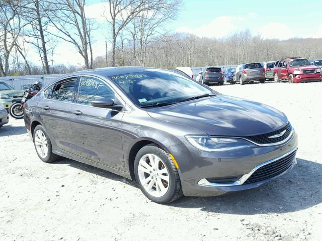 1C3CCCAG1FN739332 - 2015 CHRYSLER 200 LIMITE CHARCOAL photo 1