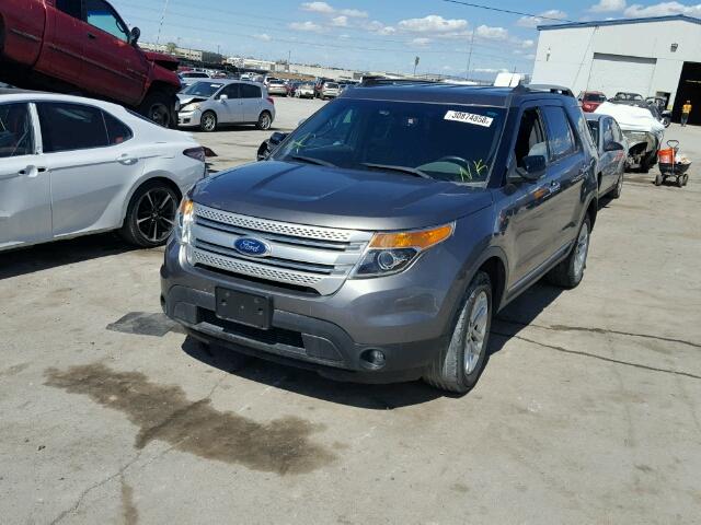 1FMHK8D89BGA61185 - 2011 FORD EXPLORER X GRAY photo 2