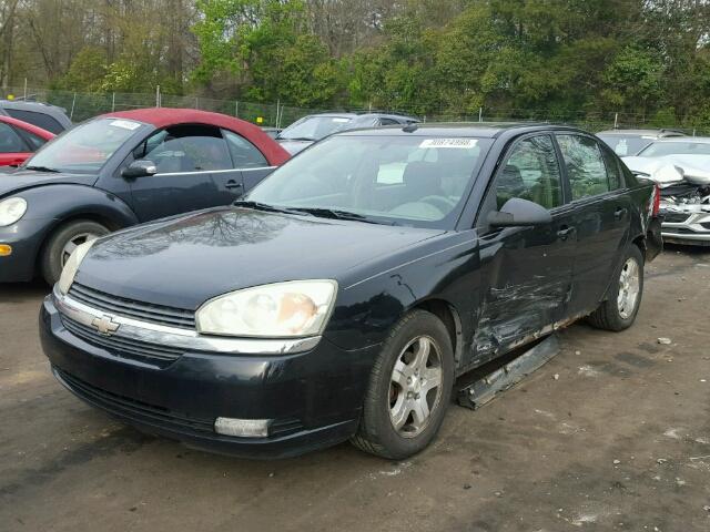 1G1ZU54875F214926 - 2005 CHEVROLET MALIBU LT BLACK photo 2