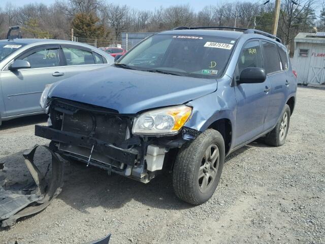 2T3ZF4DVXBW094423 - 2011 TOYOTA RAV4 BLUE photo 2