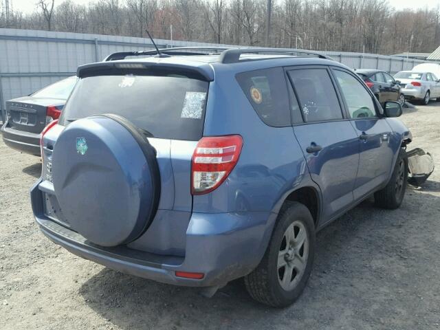 2T3ZF4DVXBW094423 - 2011 TOYOTA RAV4 BLUE photo 4