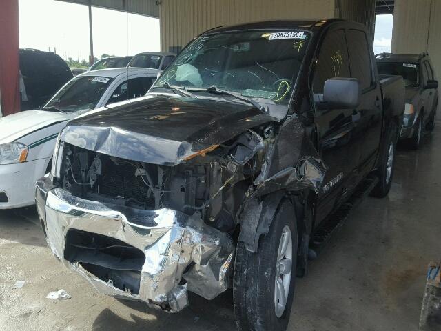 1N6AA0ED7AN324478 - 2010 NISSAN TITAN XE/S BLUE photo 2