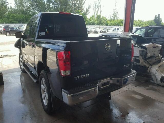 1N6AA0ED7AN324478 - 2010 NISSAN TITAN XE/S BLUE photo 3