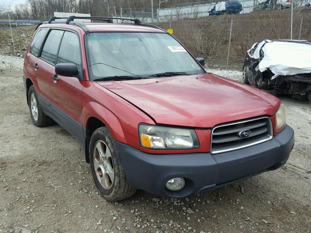 JF1SG63604H707247 - 2004 SUBARU FORESTER 2 RED photo 1