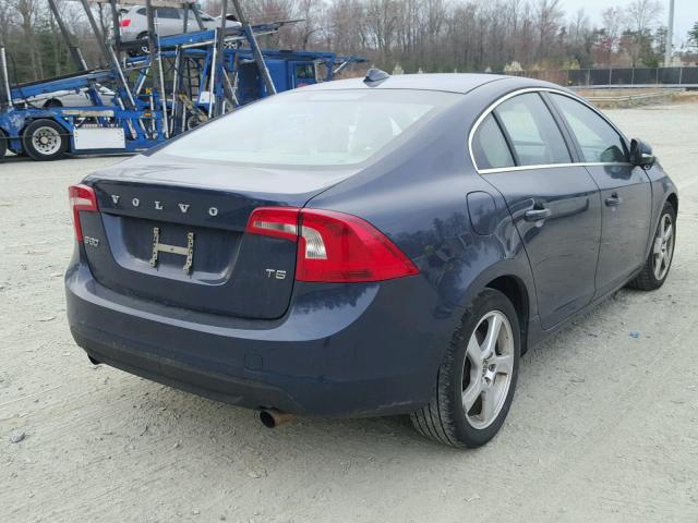 YV1622FS0C2056368 - 2012 VOLVO S60 T5 BLUE photo 4