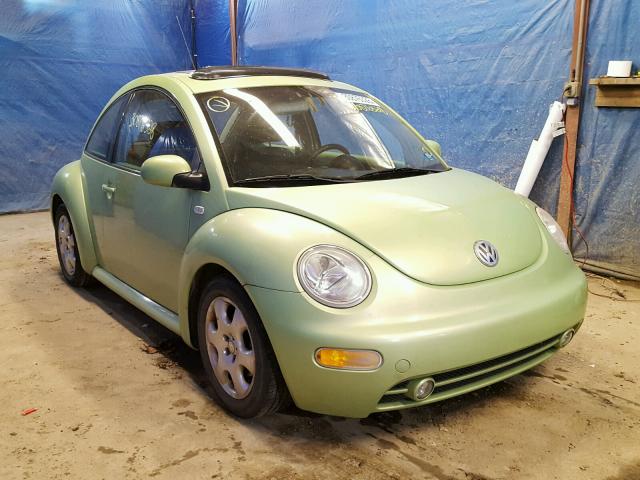 3VWCK21C12M453228 - 2002 VOLKSWAGEN NEW BEETLE GREEN photo 1