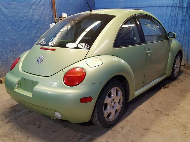 3VWCK21C12M453228 - 2002 VOLKSWAGEN NEW BEETLE 绿色 照片 4