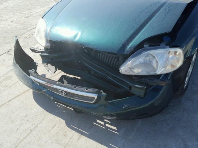 2HGEJ6612XH558039 - 1999 HONDA CIVIC BASE Yaşıl foto 9