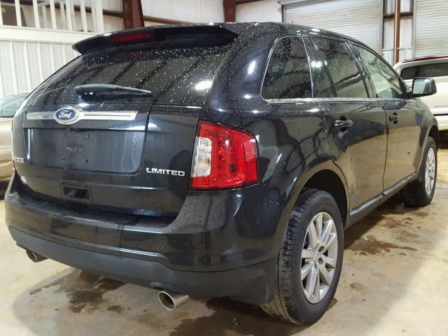 2FMDK3KCXBBA05157 - 2011 FORD EDGE LIMIT BLACK photo 4