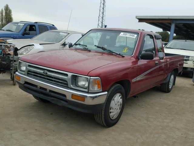 JT4RN93P8N5050189 - 1992 TOYOTA PICKUP 1/2 RED photo 2