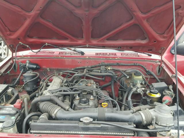 JT4RN93P8N5050189 - 1992 TOYOTA PICKUP 1/2 RED photo 7