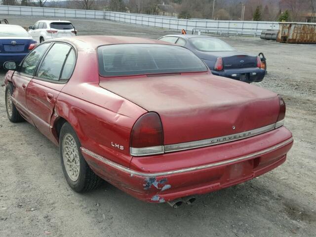 2C3HC56F5TH312841 - 1996 CHRYSLER LHS MAROON photo 3