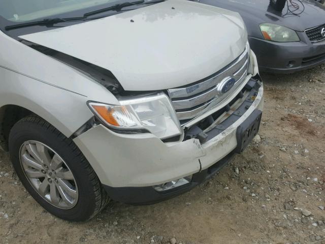 2FMDK39C97BB48260 - 2007 FORD EDGE SEL P WHITE photo 9