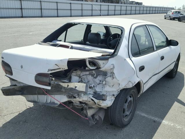 1Y1SK526XTZ016123 - 1996 GEO PRIZM BASE WHITE photo 4