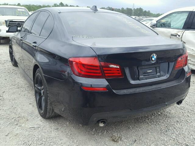 WBAFU7C52DDU70458 - 2013 BMW 535 XI BLACK photo 3