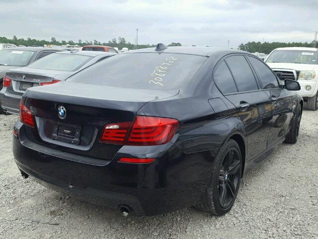 WBAFU7C52DDU70458 - 2013 BMW 535 XI BLACK photo 4