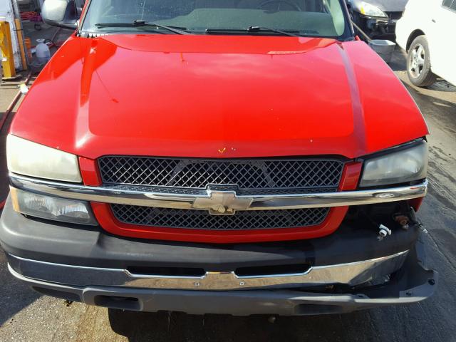 3GNEK12Z95G155271 - 2005 CHEVROLET AVALANCHE RED photo 7