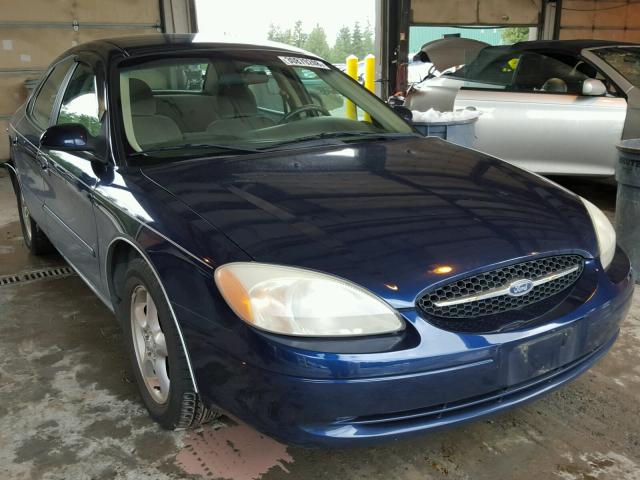 1FAFP55U21G213707 - 2001 FORD TAURUS SES BLUE photo 1