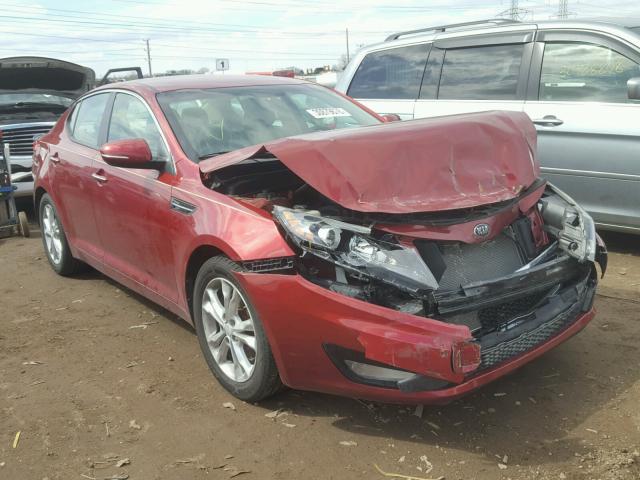 5XXGN4A74DG171714 - 2013 KIA OPTIMA EX RED photo 1