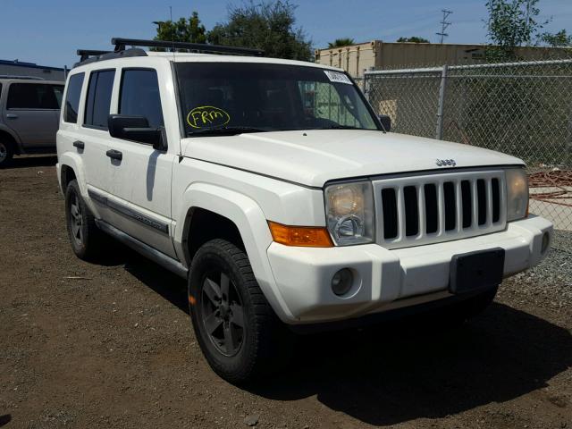 1J8HH48N86C253750 - 2006 JEEP COMMANDER WHITE photo 1