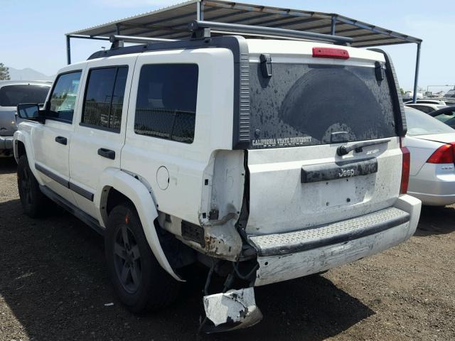 1J8HH48N86C253750 - 2006 JEEP COMMANDER WHITE photo 3