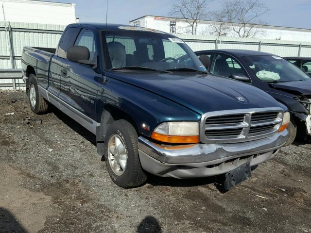 1B7GL23X0VS202715 - 1997 DODGE DAKOTA GREEN photo 1