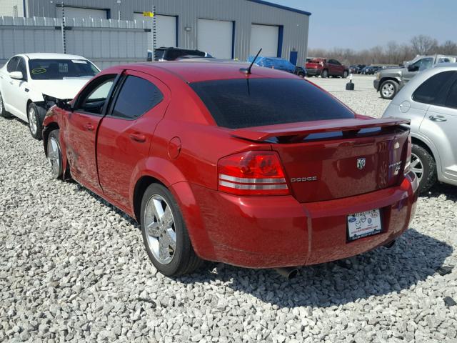 1B3CC5FV2AN175988 - 2010 DODGE AVENGER R/ RED photo 3