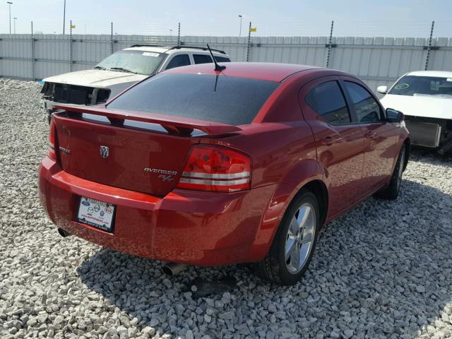 1B3CC5FV2AN175988 - 2010 DODGE AVENGER R/ RED photo 4