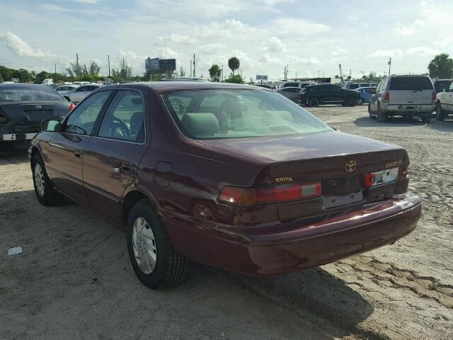 4T1BG22K8WU830866 - 1998 TOYOTA CAMRY CE BURGUNDY photo 3