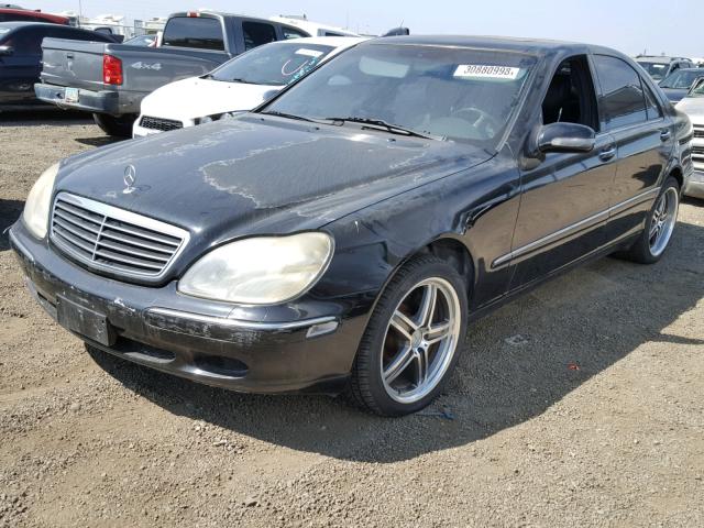 WDBNG75J4YA028948 - 2000 MERCEDES-BENZ S 500 BLACK photo 2