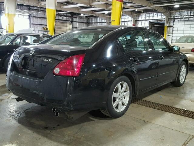 1N4BA41E16C818664 - 2006 NISSAN MAXIMA SE BLACK photo 4