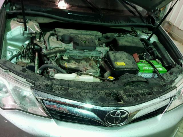 4T4BF1FK9ER351996 - 2014 TOYOTA CAMRY L SILVER photo 7
