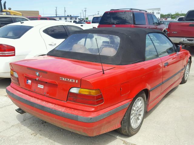 WBABK832XTET90446 - 1996 BMW 328 IC AUT RED photo 4