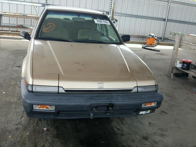 1HGCA562XJA177622 - 1988 HONDA ACCORD DX GOLD photo 9