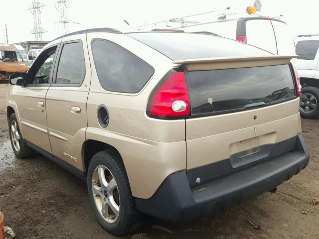 3G7DA03E04S507225 - 2004 PONTIAC AZTEK GOLD photo 3