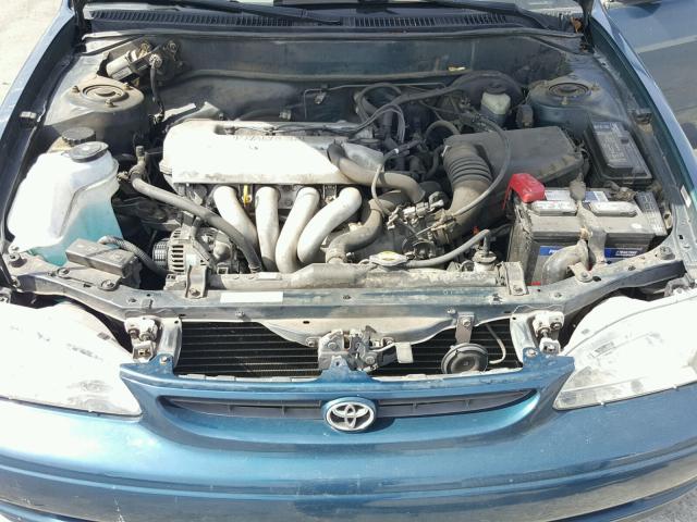 1NXBR12E8WZ019826 - 1998 TOYOTA COROLLA VE GREEN photo 7