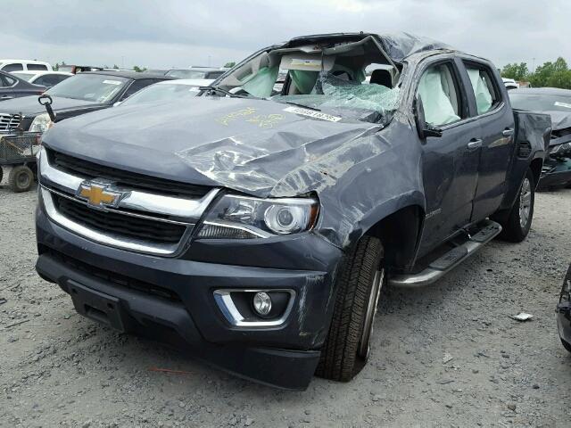 1GCGSCEA2H1279162 - 2017 CHEVROLET COLORADO L GRAY photo 2