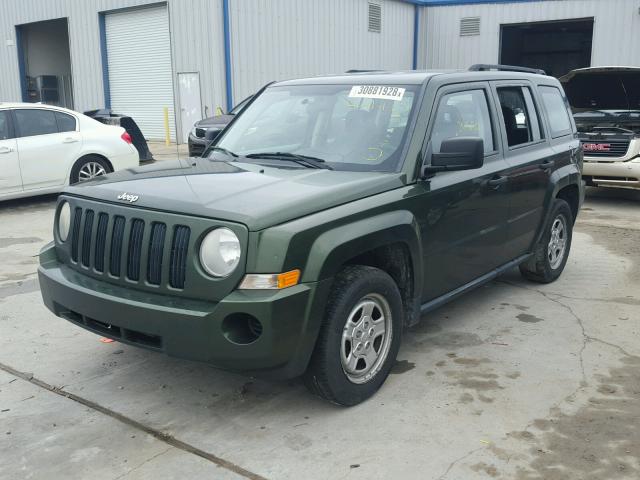 1J4FT28BX9D122707 - 2009 JEEP PATRIOT SP GREEN photo 2