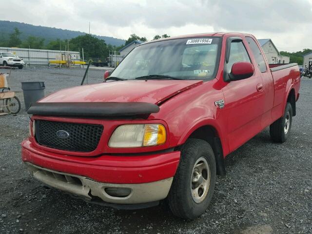 1FTRX18W9YNA98185 - 2000 FORD F150 RED photo 2