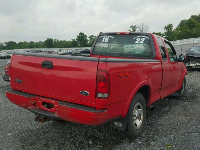 1FTRX18W9YNA98185 - 2000 FORD F150 RED photo 4