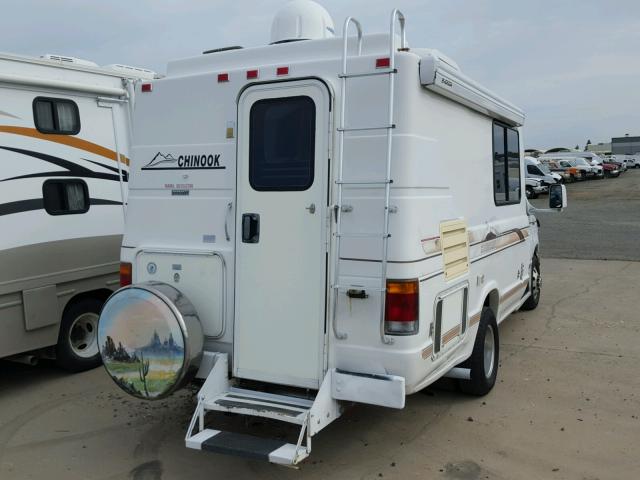 1FDKE30S1VHA76327 - 1997 FORD E350 WHITE photo 4