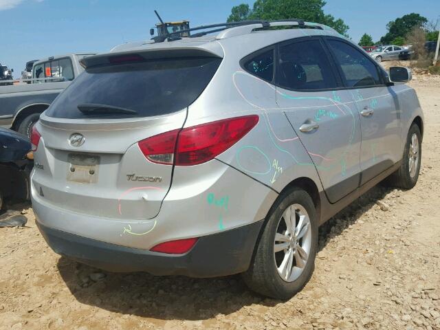 KM8JU3AC3CU324460 - 2012 HYUNDAI TUCSON GLS SILVER photo 4