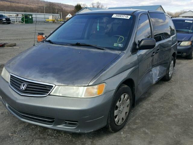 2HKRL1859YH567293 - 2000 HONDA ODYSSEY LX GRAY photo 2