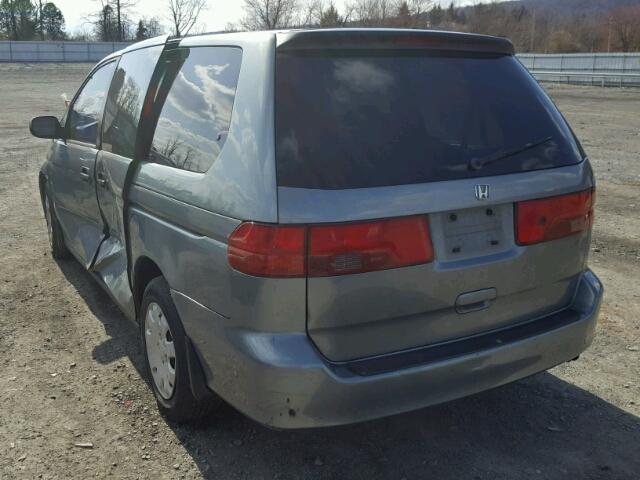 2HKRL1859YH567293 - 2000 HONDA ODYSSEY LX GRAY photo 3