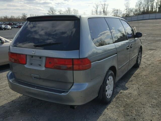 2HKRL1859YH567293 - 2000 HONDA ODYSSEY LX GRAY photo 4