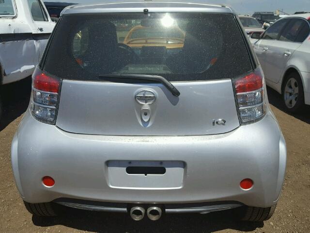 JTNJJXB08EJ026463 - 2014 TOYOTA SCION IQ SILVER photo 6