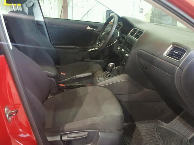 3VW2K7AJ6DM451789 - 2013 VOLKSWAGEN JETTA BASE 红色 照片 5
