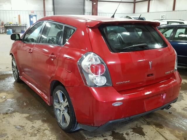 5Y2SR67009Z442762 - 2009 PONTIAC VIBE GT RED photo 3